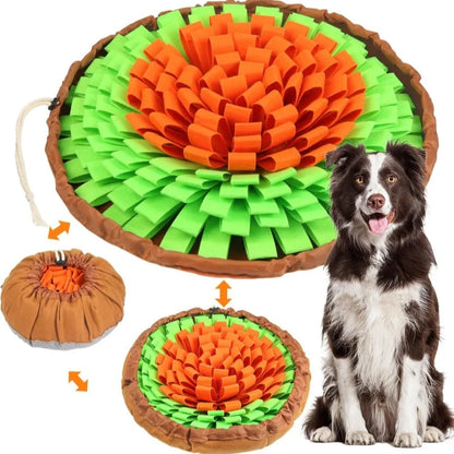 Washable Felt Pet Sniffing Pad Foldable Dog Slow Feeding Mat Toy Dog Training Snuff Mat