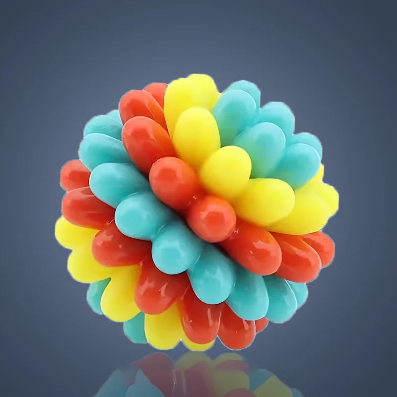 TPR Pet Dog Chew Toy Bite-Resistant Pet Ball Toy for Small Medium Dogs Durable Puppy Teeth Grinding Cleaning Toys Dog Accessorie