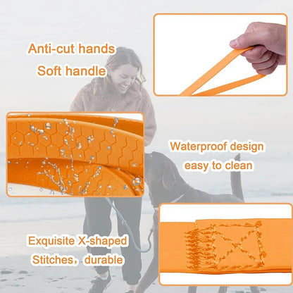 the TUFFTREK WATERPROOF LEAD - Dog Leash, Long PVC Leashes, 3M 6M 9M 12M 15M Easy Clean Waterproof Walk Training, Durable for Large/Medium/Small Dogs