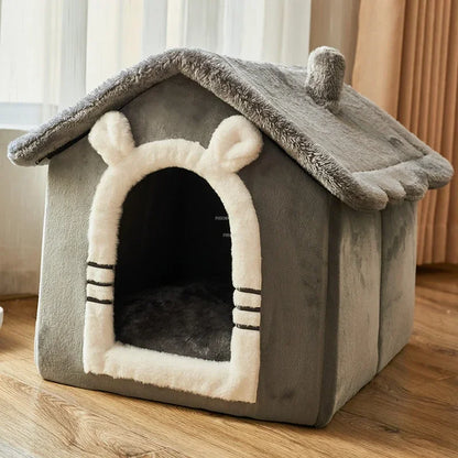 Dog Kennels Four Seasons Universal Small Dog Houses Removable and Washable Warm Dog House Cat Kennel Pet Supplies House for Dogs