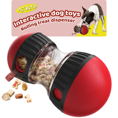 Dog Toys & Adjustable Slow Feeder Ball - Dog Puzzle Toy – Ideal Toys to Keep Them Busy - Treat Ball for Dogs