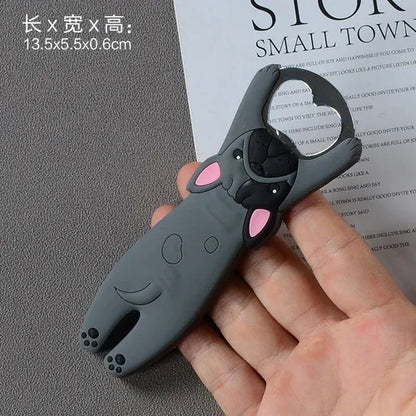 Cartoon Cute Animal Paw Wine Bottle Opener Beer Bottle Opener Cat Magnet Refrigerator Sticker Dog Fridge Magnet Beer Opener