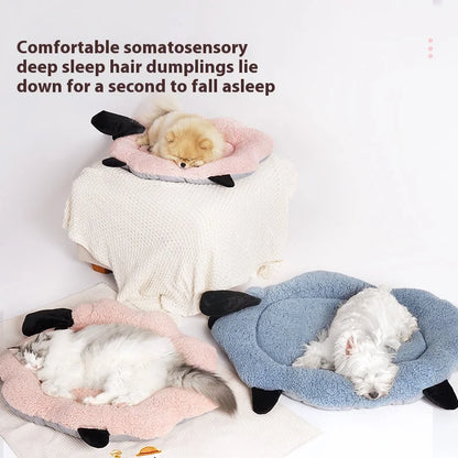 New Cute Cloud Sheep Mimi Mat, Cat and Dog Universal Cute Warm Winter Mat, Pet Mattress, Cat Winter Mattress, Pet Sofa