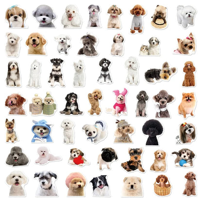 10/25/50pcs Graffiti Cute Dog Meme Stickers Animal Decals for DIY Decor Stationery Suitcase Water Bottle Phone Laptop Suitcase