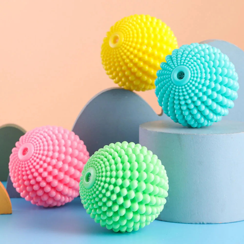 Pet Chew Toy Squeaky Corn Ball, Durable Dog Chewing Ball for Teeth Grinding & Cleaning, Puppy Boredom Relief Pet Supplies