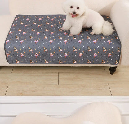 the PAWSHIELD REUSABLE MAT - Reusable Dog Pee Pad Blanket, Absorbent Diaper Washable Puppy Training Pad, Pet Bed Urine Mat for Pet, Car Seat Cover, Pet Bed New