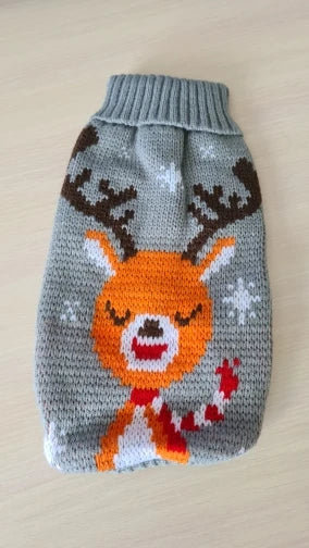 Dogs Sweater Winter Knitted Dog Jumpers For Small Large Dogs Designer Cat Chihuahua Warm Clothes For Small Breeds Dogs Christmas