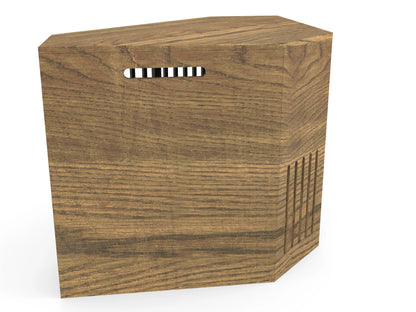 the CORNER CRATE - Furniture Style Wooden Pet Crate Corner Table, Heavy Duty Large Dog Cage Kennel