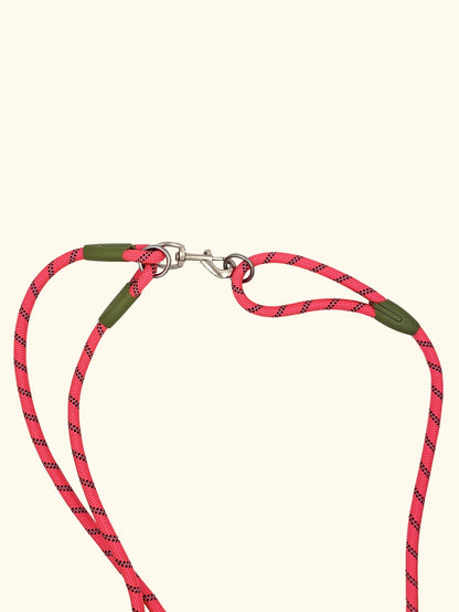 the GLOWSTRIDE NYLON LEASH - Reflective Nylon Leashes Pet Dogs Chain Traction Rope, Leads for Running Hands-Free, Rope Chain for Small/Large Dogs