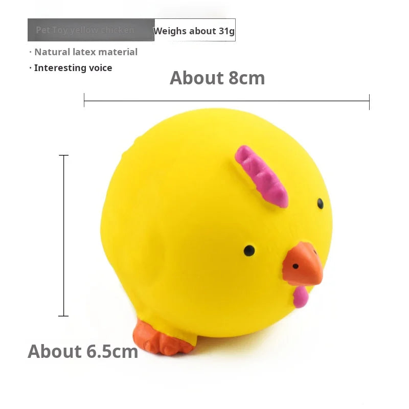 Animals Design Durable Dog Chew Toys Pigs, cows, chickens, Tough Squeaky Dog Grinding Teeth Toys,Pet latex to clean teeth toys