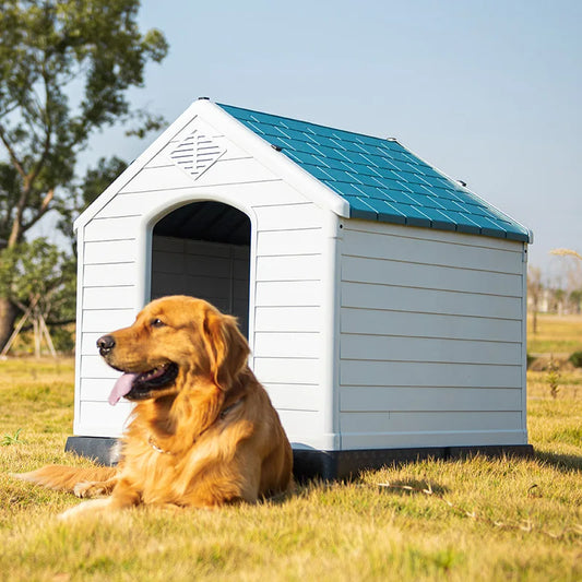 Large and Small Dog Kennel House Outdoor Pet Villa Dog House Breathable Winter Golden Retriever Four Seasons Universal Dog Cage