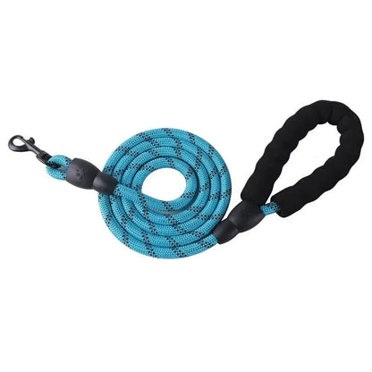 the REFLECTAROUND COMFORT LEASH - Pet Reflective Leash, Nylon Round Leash, Explosion-Proof Punch Leash, Dog Walking Round Leash without Strangulation