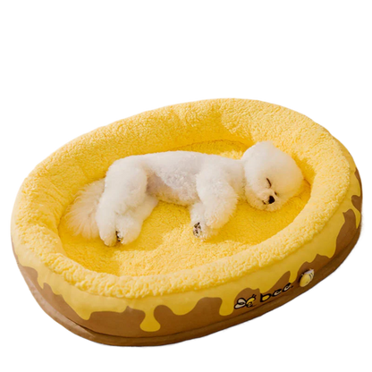 Customized dog kennel  all-season washable  winter warm dog bed and mat  cat nest and mat  pet nest supplies grey cow color