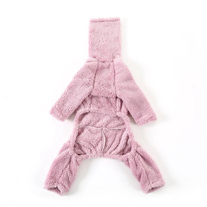 Winter Onesies For Dogs Soft Puppy Clothes High Neck Warm Italian Greyhound Clothes Whippet/Mexican Hairless/Maltese