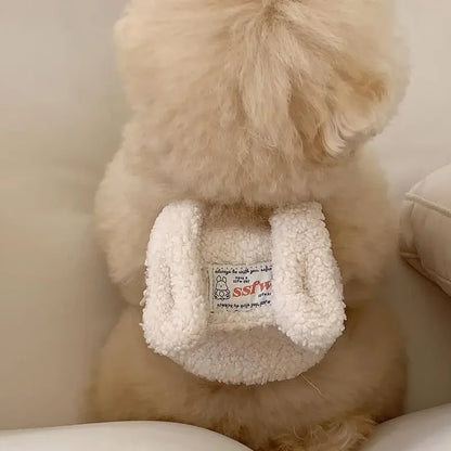 Ins Pet Dog Pet Outdoor Pets Plush Backpacks Backpack Snack Bags Teddy Decorations Dog Accessories for Small Dogs Dog Poop Bag