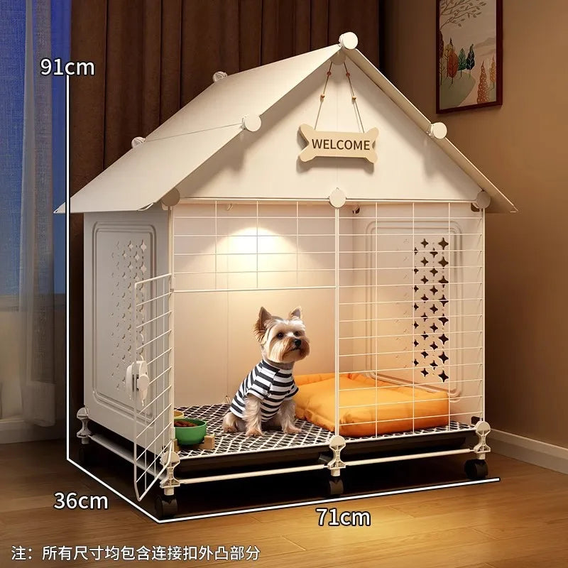Dog Cage Small Dog Kennel One Room One Living Room One Bathroom Dog Villa Indoor Household With Toilet Bichon Teddy Only