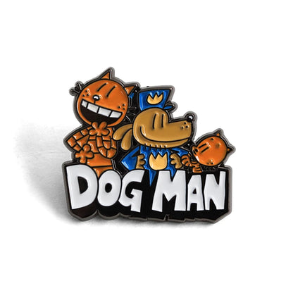 Dog Man Petey The Cat Dog Detective Police Enamel Brooch Fantasy Cartoon Animation Inspired Lapel Pin Fans Gift Badge Accessorie