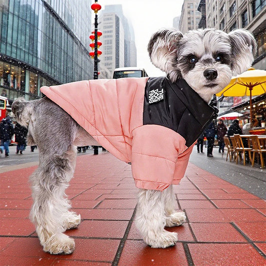 the PAWARMOR WATERPROOF DOG SNOW JACKET - Dog Coat, Dog Warm Jacket, 4 Legs Covered Waterproof Windproof Reflective Warm Dog Vest, Zippered Adjustable Outdoor Dog Snow Jacket