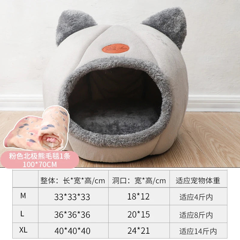 the TEDDY DOGHOUSE - Doghouse, All-Season Universal Dog/Cat House, Closed Pet House, Teddy Doghouse Products, Detachable and Washable