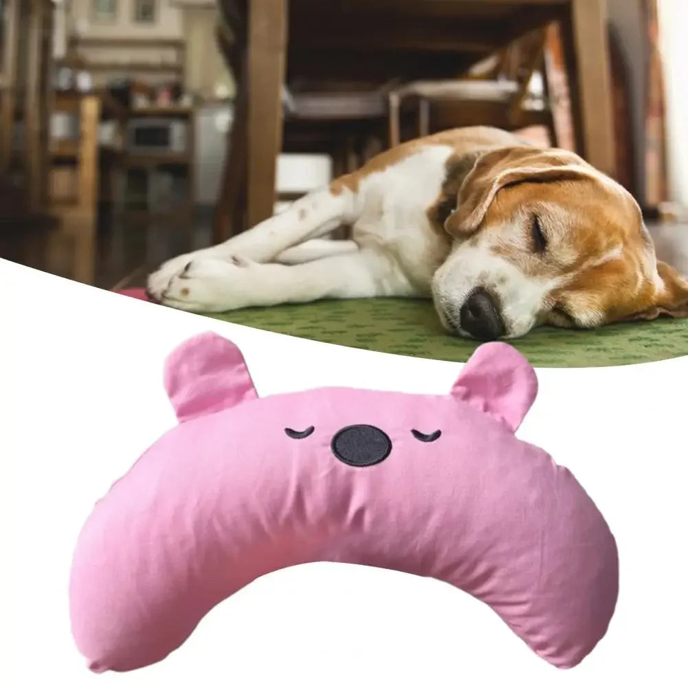 New Dog Pillow Cartoon Bear Dog Nest Cat Neck Guard Detachable Washable Soft Rebound Collapse Chin Pad Hypnosis Pet Pillow