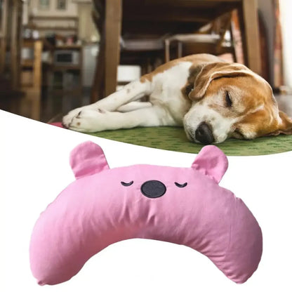 New Dog Pillow Cartoon Bear Dog Nest Cat Neck Guard Detachable Washable Soft Rebound Collapse Chin Pad Hypnosis Pet Pillow