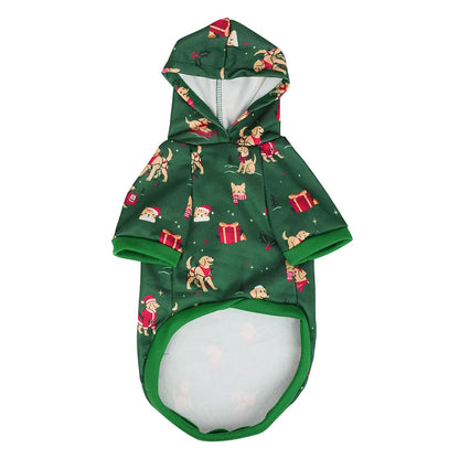 the PAWLIDAY CHEER HOODIE - New Arrival Pet Christmas Hoodie, Dog Holiday Clothes, Festive Pet Apparel