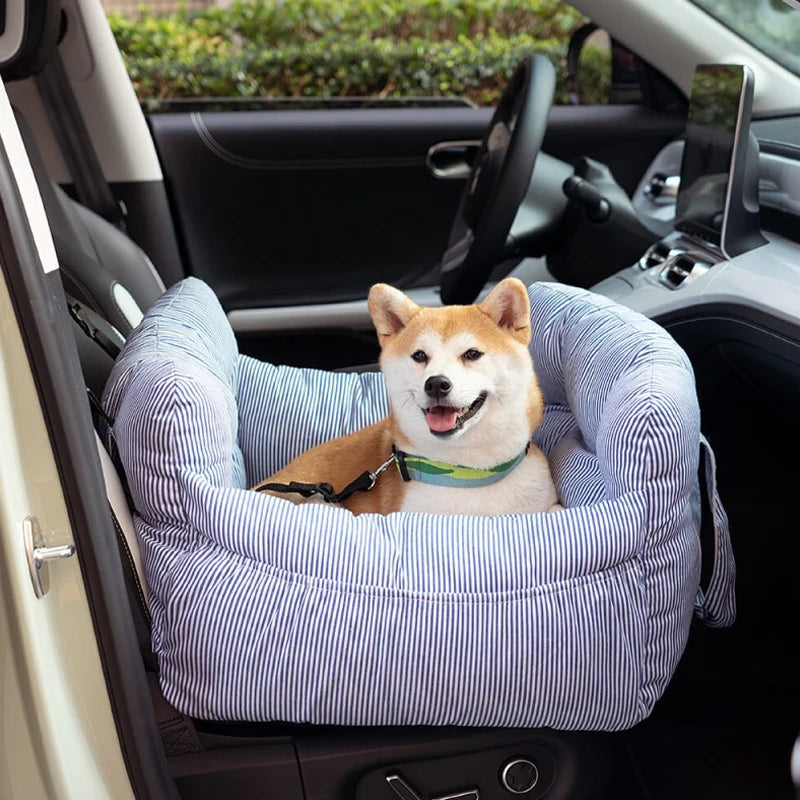 Pet Car Safety Seat Bed Pad Kennel Removable Washable Pet Supplies Four Season Universal Outdoors Traveling Indoor Dog Car Seat