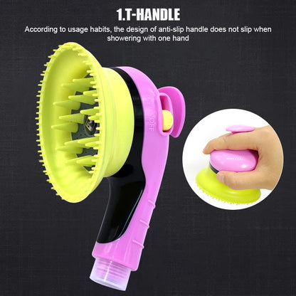 Dog Supply Head Wash Shower Pet Accessories Cats Brush Washing Bath Massage Combing Comb Shower Sprinkler Pet Dogs Animal Shower