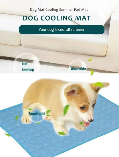 Dog Cooling Mat Summer Cold Bed Extra Large For Small Big Dogs Pet Accessories Cat Durable Sofa Ice Pad Blanket