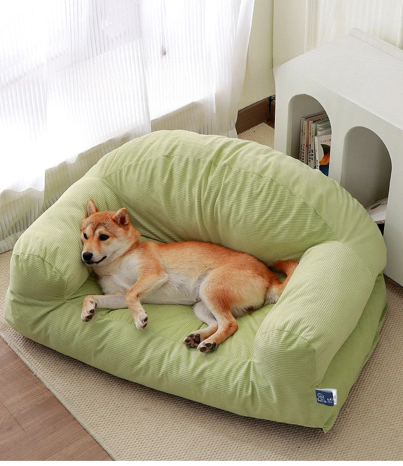 Cozy Deep Sleep Pet Bed with Removable and Washable Cover - Large Cat and Dog Mattress for Winter Warmth - All Year Round Use