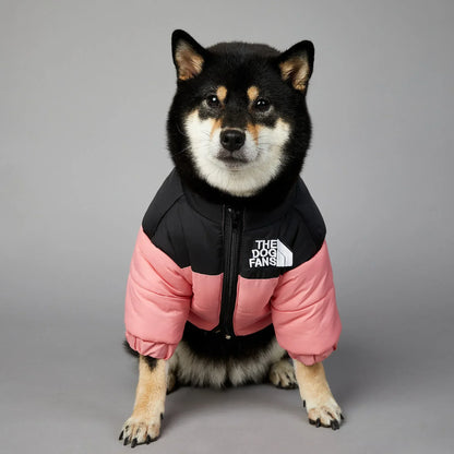 the DOG JACKET - The Dog Fans Winter Pet Dog Down Jacket, Clothes for Small/Medium Dogs, Warm Thick Dog Vest, French Bulldog/Puppy Coat