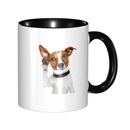 Dog Jack Russell Terrier -cute Gift Jack Russell Terrier For Mom Mug Funny Ceramic Coffee Cups Tea Mugs Milk Cup Drinkware Gifts