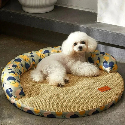 Dog Mat Cooling Bed Bedding for Dogs Big Cushion Beds Cats Fluffy Pet Supplies Small Bad Large Medium Accessories Puppy Sofa