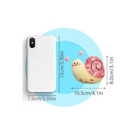 Creative Pet Chew Toy for Teeth Cleaning, Snail - Shaped Interactive Squeaky Toy for Cats & Dogs, Fun Bite Play Supplies