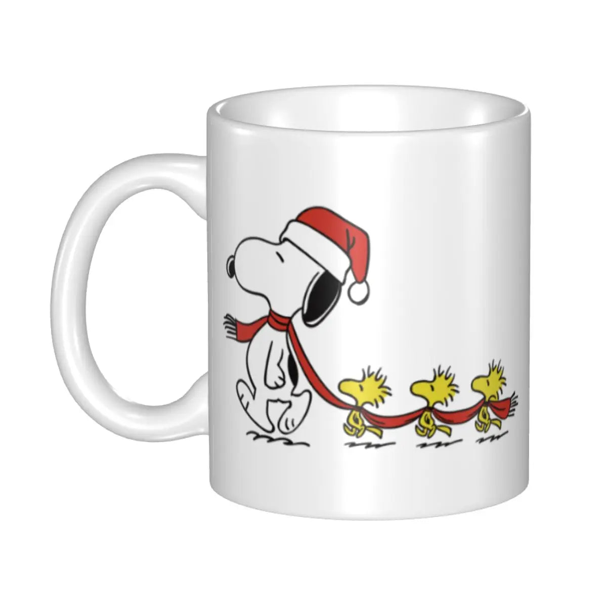 Manga Snoopy Woodstock Cartoon Dog Coffee Mug DIY Customized Ceramic Tea Milk Mug
