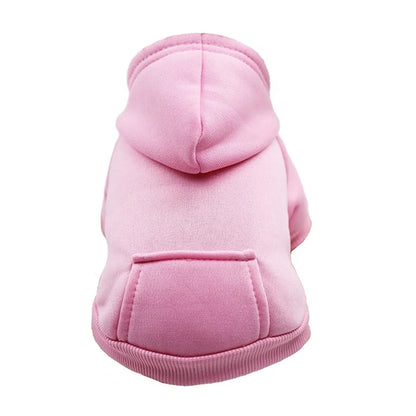 Dog Hoodie with Pockets - Warm Fleece Sweater for Small Dogs Like Chihuahuas (Cozy Coat, Machine Washable, Outdoor & Indoor Use)