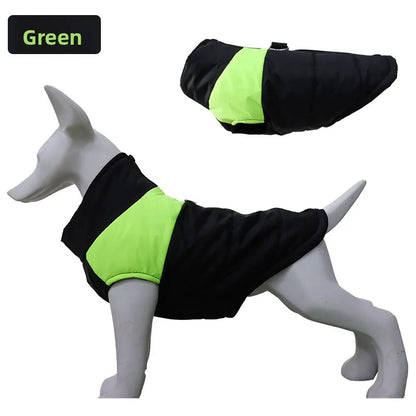 Winter Pet Clothes Warm Big Dog Coat Puppy Clothing Waterproof Vest Jacket For Small Medium Large Dogs Golden Retriever