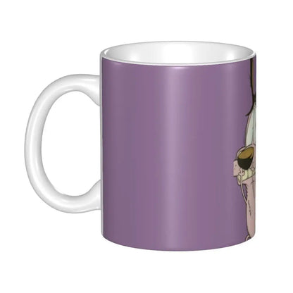 Personalized C-Courage The Cowardly Dog Coffee Mug DIY Ceramic Milk Tea Mug Cup
