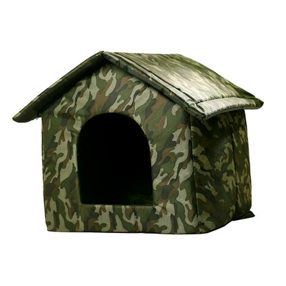 the STRAY HUT - Shelter: Portable and Weatherproof Bed for Stray Cats and Dogs