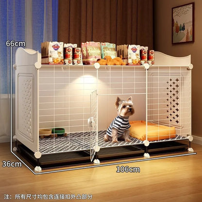 Dog Cage Small Dog Kennel One Room One Living Room One Bathroom Dog Villa Indoor Household With Toilet Bichon Teddy Only