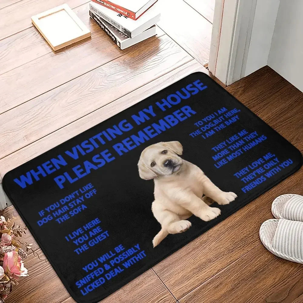 Beagle Dog Doormat Non-Slip Kitchen Bath Mat Living Room Door Floor Entrance Carpet Rug