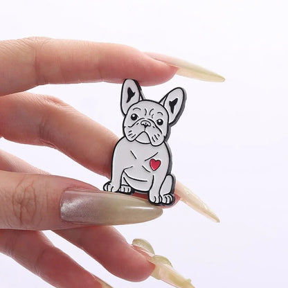 Cartoon Dog Enamel Pins Pet Brooch Cartoon Lapel Metal Alloy Animal  Badge on Backpack Jewelry Decoration Gift Custom Wholesale