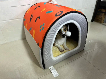 For Household Winter Dog Houses for Pet Shops Large Space Warmth Thicken Pet Cage Creative Comfortable Design House for Dogs