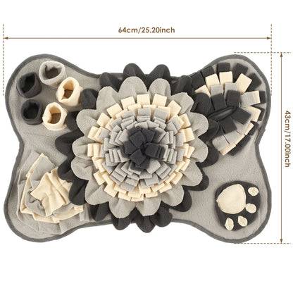 Dog Snuffle Mat Pet Toys Interactive Training Sniff Natural Feeding Mat Squeaker Dog Treat Relieve Pressure Snuffle Toys