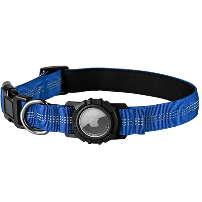 the FINDMYPAWS AIRTAG COLLAR - Dog Collar Reflective Waterproof Transparent Cover Airtag Locator Anti-Loss Pet Collar