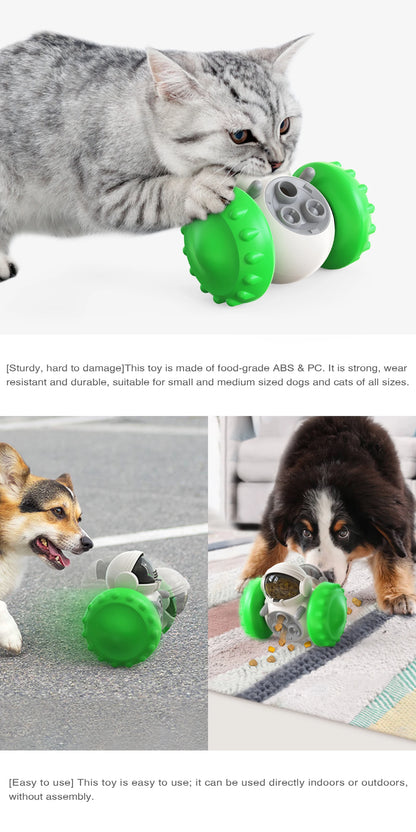 Treating Training Dog Toys Interactive Planet Treat Puppy Plaything Multifunctional Food Dispensing ABS Pet Toys for Big Cat Dog