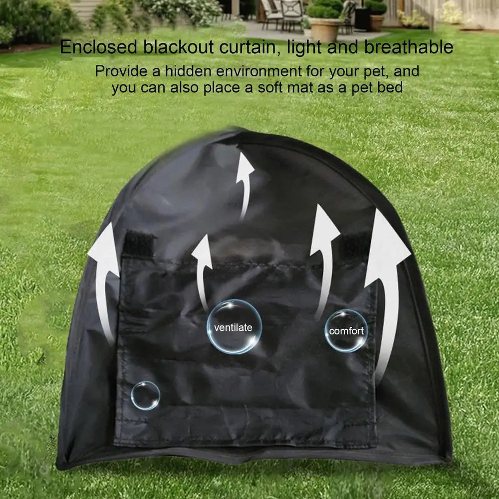 Portable Dog Tent Outdoor Foldable Outdoor Cat Sun Shelter Breathable Pet Sun Shelters For Anti-UV Comfortable Activity Space