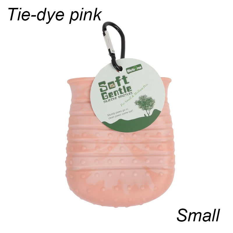 the SCRUBBER - Dog Foot Wash Cup, Portable Paw Clean Tools for Dogs, Large/Medium Dog Foot Washer, Scrubber Dog Muddy Dirty Paw Cleaning Cup 1pcs