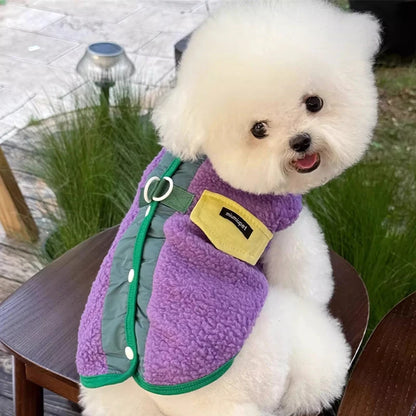 Cute Bear Duck Fleece Dog Coat Autumn Winter Puppy Clothes Pet Costume Cat Clothing Chihuahua French Bulldog Dog Vest Jacket