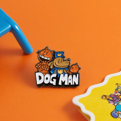 Dog Man Petey The Cat Dog Detective Police Enamel Brooch Fantasy Cartoon Animation Inspired Lapel Pin Fans Gift Badge Accessorie